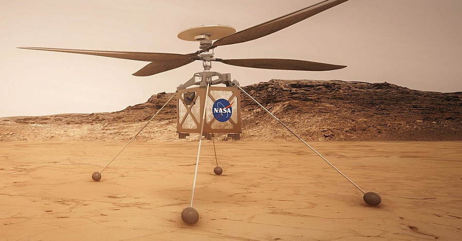 helicóptero marciano já tem um nome