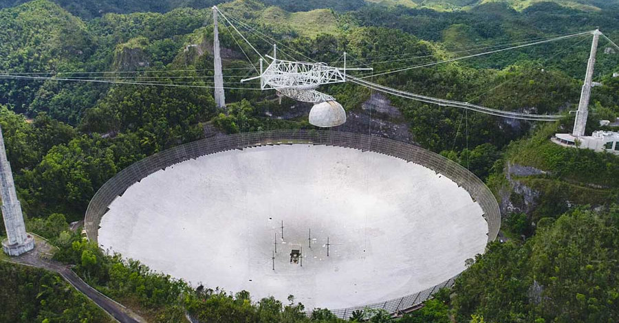 Novo acidente destrói parte do Radiobservatório de Arecibo