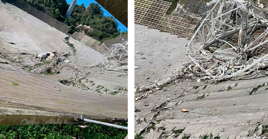 danos no radiotelescopio de arecibo 3