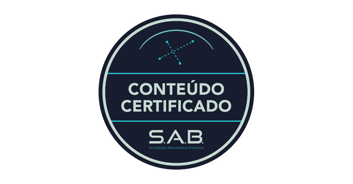 Selo de qualidade emitido pela Sociedade Astronômica Brasileira.