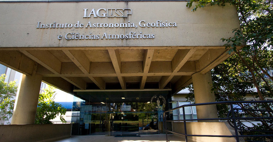 Entrada principal do Instituto de Astronomia, Geofísica e Ciências Atmosféricas (IAG) da USP.