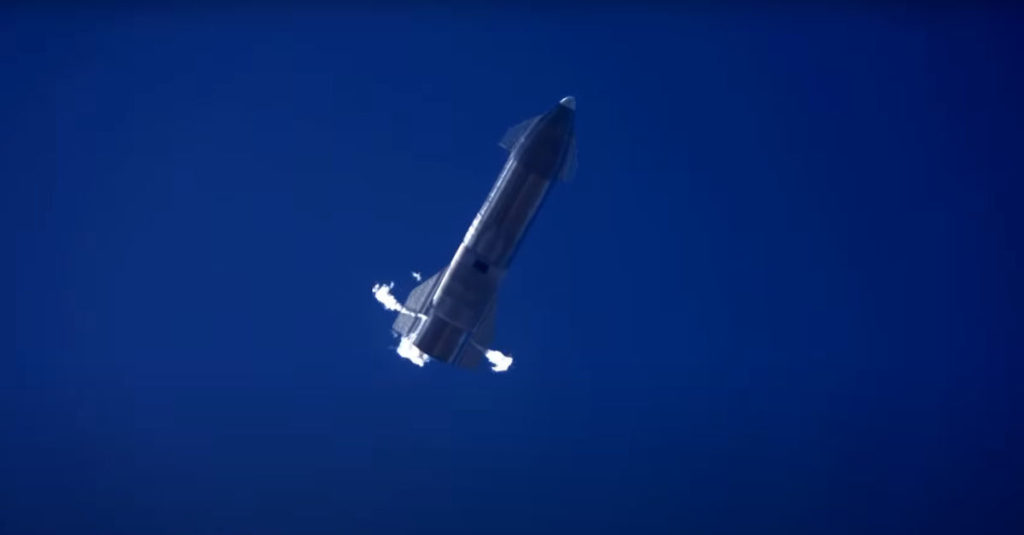 Novo teste de foguete da SpaceX termina em explosão