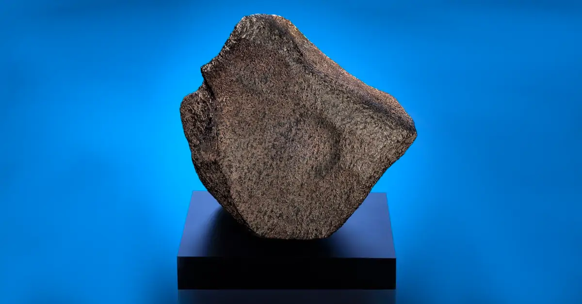 Maior meteorito de Marte é exposto ao público pela primeira vez
