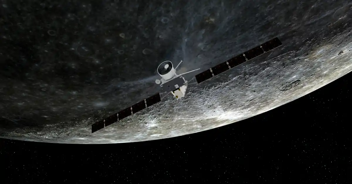 Sonda BepiColombo se prepara para sobrevoar Mercúrio na sexta-feira