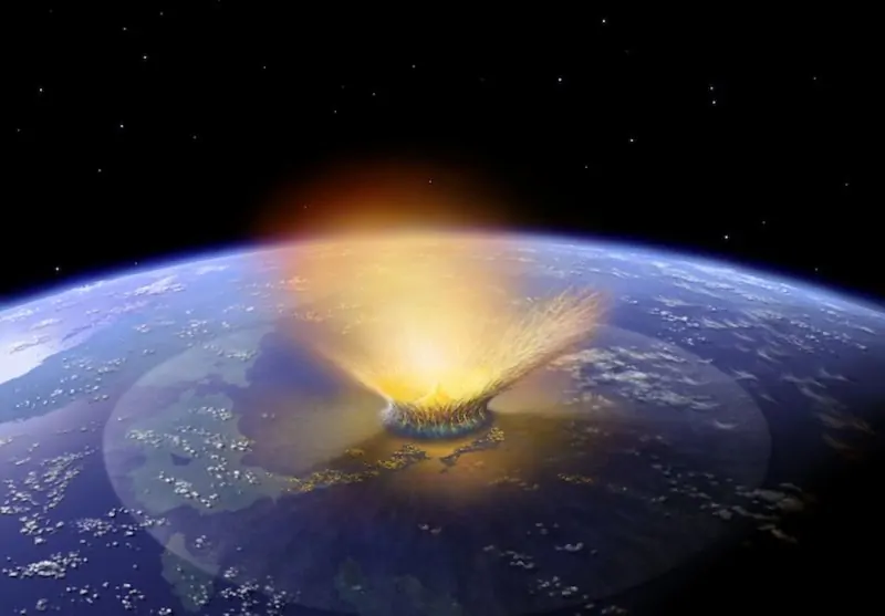 Acredita-se que grande parte da água da Terra tenha vindo de asteróides que impactaram o planeta no início de sua história. 