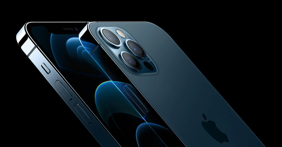 Imagem promocional do iPhone 12. Crédito: Apple