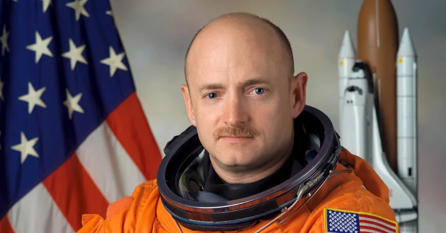 Foto do astronauta Mark Kelly