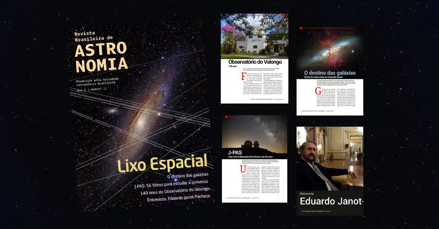 SAB disponibiliza gratuitamente nova edição da 'Revista Brasileira de Astronomia'