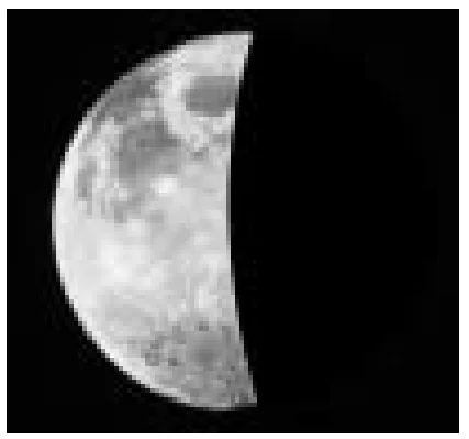 Imagem da Lua da questão do Enem de 2006