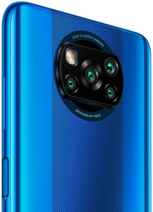 Detalhe das câmeras do Xiaomi Poco X3 NFC