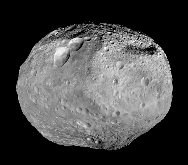 Foto do asteroide Vesta captada pela sonda Dawn, da NASA.