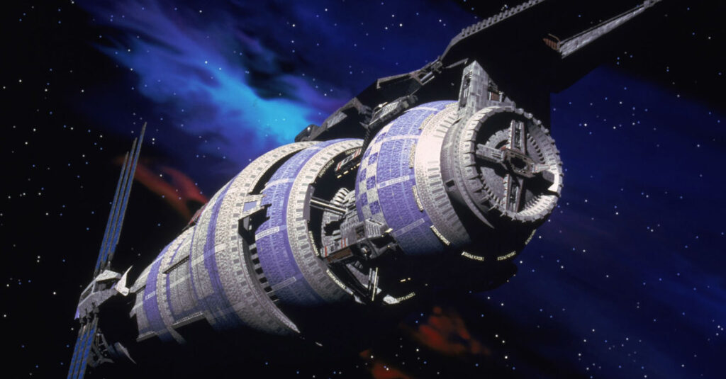 Babylon 5, localizada no ponto L5 de um planeta de Epsilon Eridani