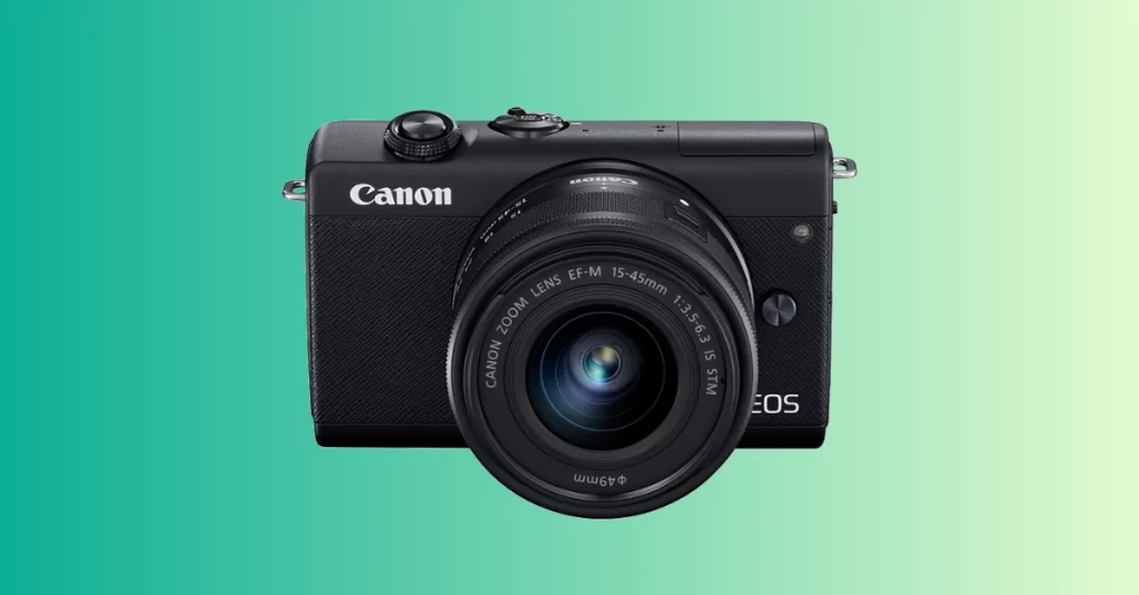 Clique na foto para saber mais informações sobre a câmera digital EOS M200.