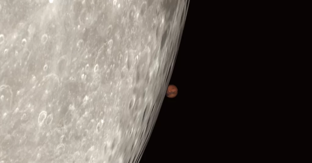 Lua eclipsa Marte nesta 5ª feira; veja como assistir ao vivo