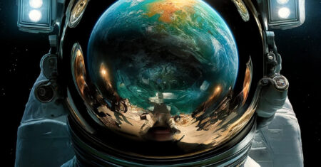 Papel de parede: Reflexo planetário