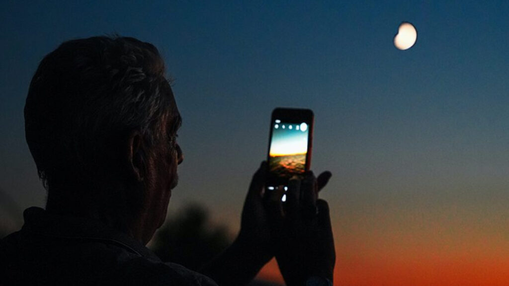 como fotografar a lua com celular