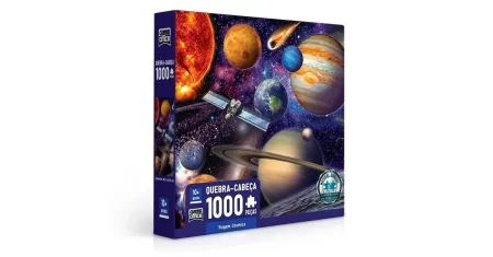 Quebra cabeça “Viagem Cósmica” com 1.000 peças