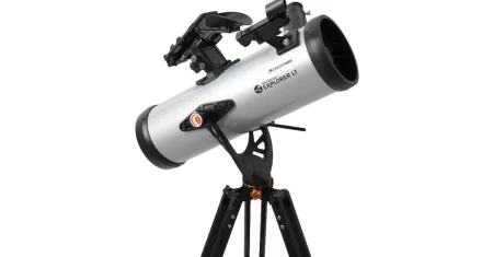 Telescópio refletor de 114mm com Autoguide