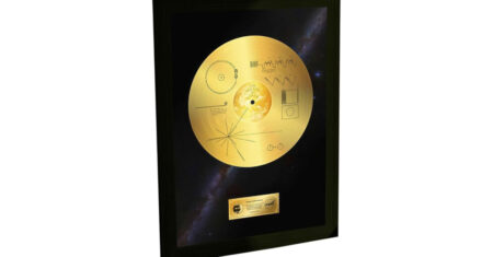 Quadro decorativo do disco da Voyager