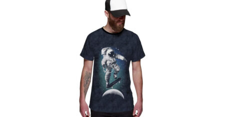 Camiseta Astronauta Skatista