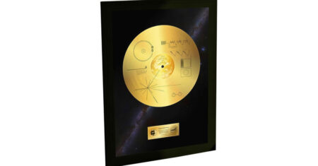 Quadro decorativo do disco da Voyager
