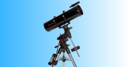 Telescópio 150mm Celestron Advanced VX 6 EQ Go-To sai agora R$ 3.400 OFF