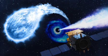 Telescópio pode ter flagrado buraco negro despedaçando anã branca