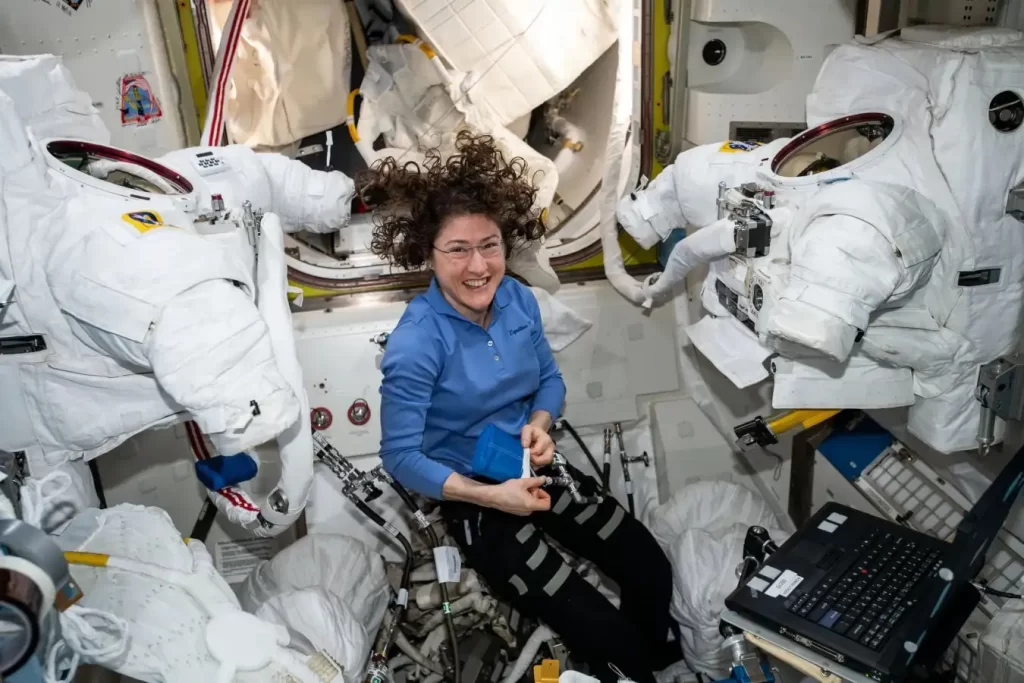 Astronauta Christina Koch, da NASA.