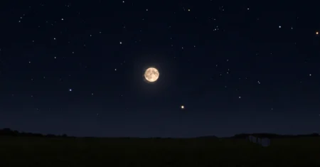 26 de setembro: Qual planeta está perto da Lua Cheia hoje?