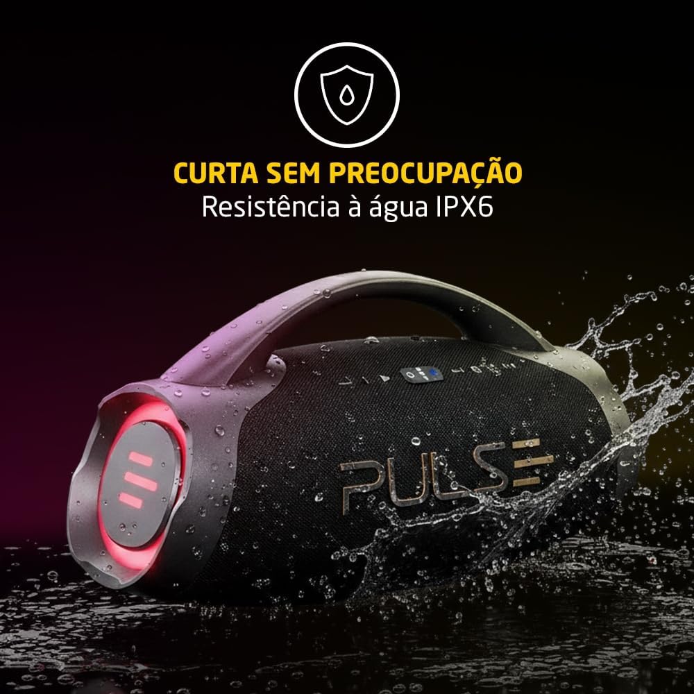 Caixa de som Pulse X Boombox 220W sai até R$ 1.189 OFF 5 61mVPVME62L. AC SL1000