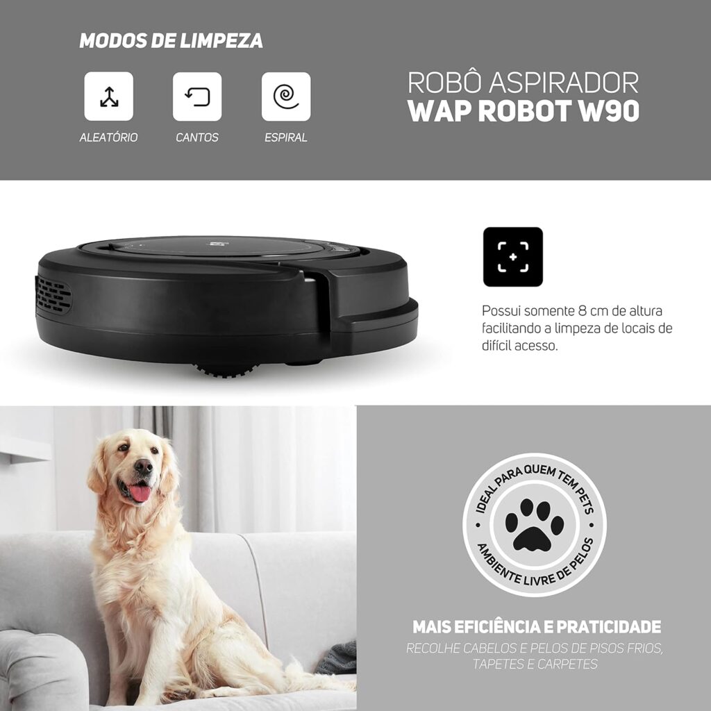 Aspirador robô WAP sai agora por metade do preço 4 71RbbTinBaL. AC SL1500