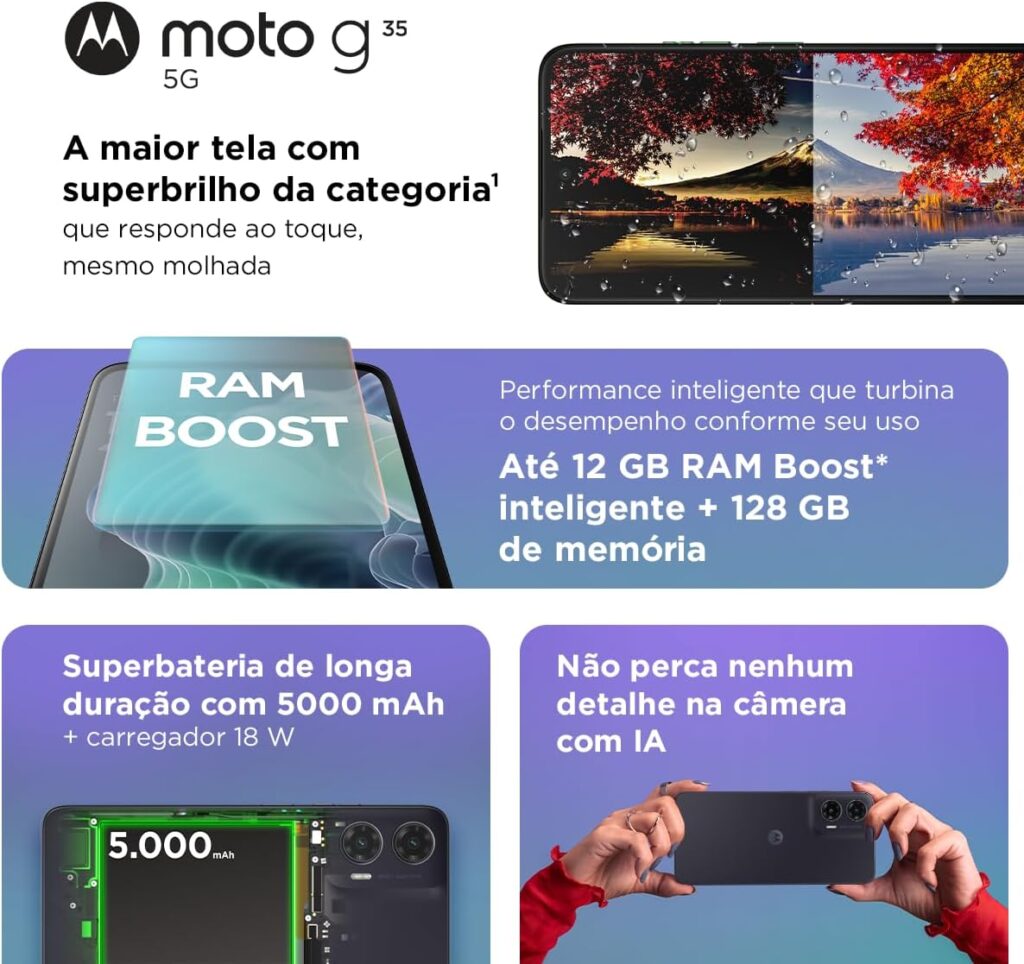 Moto g35 tem 5G, NFC, tela 6,7" e sai agora 47% OFF 2 71oYCaiMjAL. AC SL1200