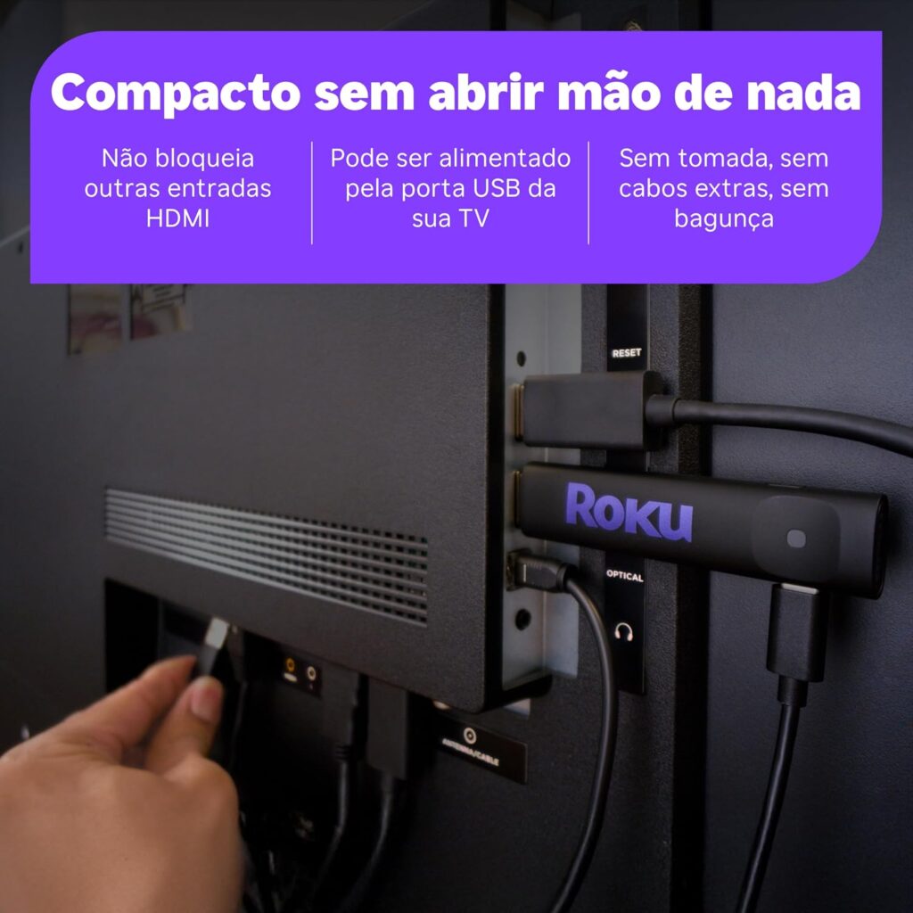 Dispositivo Roku aparece por R$ 199,90 no Prime Day 4 81jp aZaDfL. AC SL1500