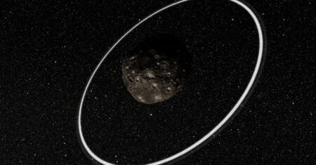 Os anéis de um asteroide gigante estão mudando de verdade