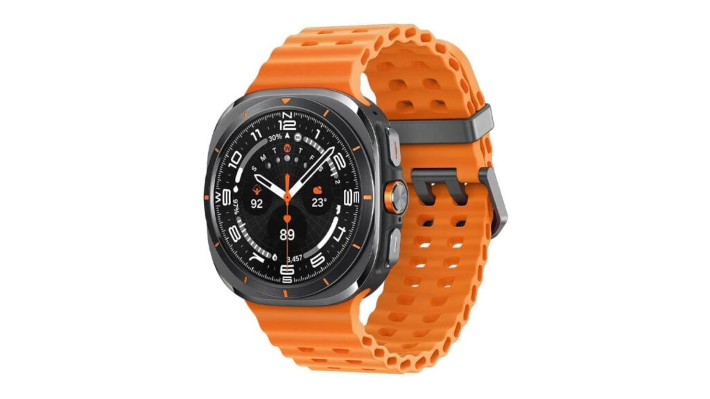  Samsung Galaxy Watch Ultra 2025 Smartwatch 47mm LTE, Galaxy AI, Titânio Aeroespacial, Titânio Cinza 