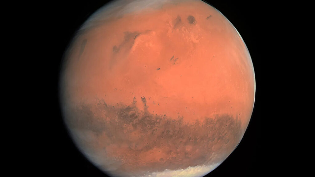 Marte mantém vivo seu mistério do metano 1 Foto do planeta Marte. Imagem: ESA