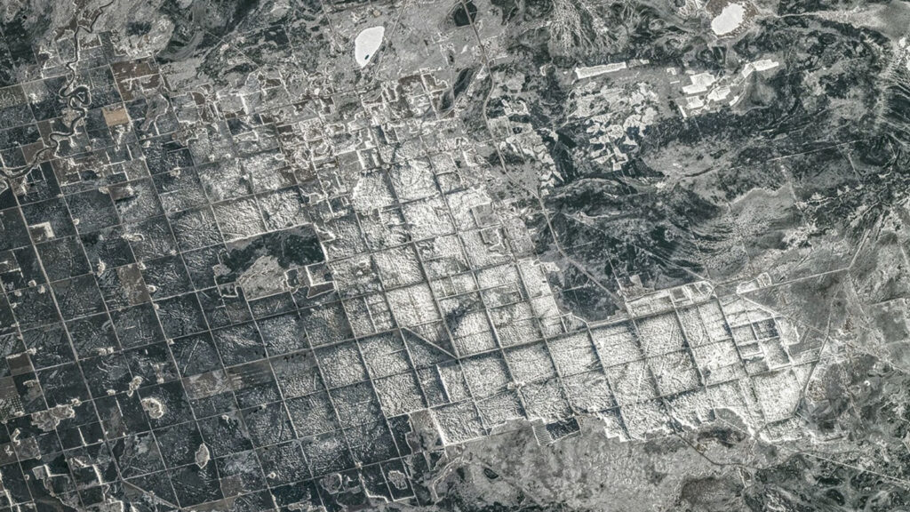 Imagem divulgada pela NASA para o “May 2026 Satellite Puzzler”. 