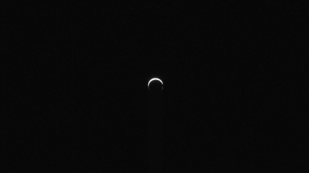 Marte captado pela sonda Psyche. Imagem: NASA