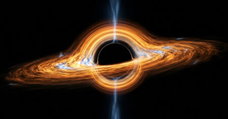 Buraco negro “adormecido” explode como vulcão cósmico