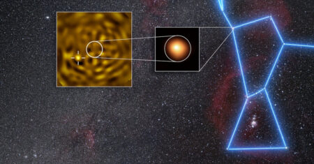 Novas imagens revelam estrela escondida ao lado de Betelgeuse