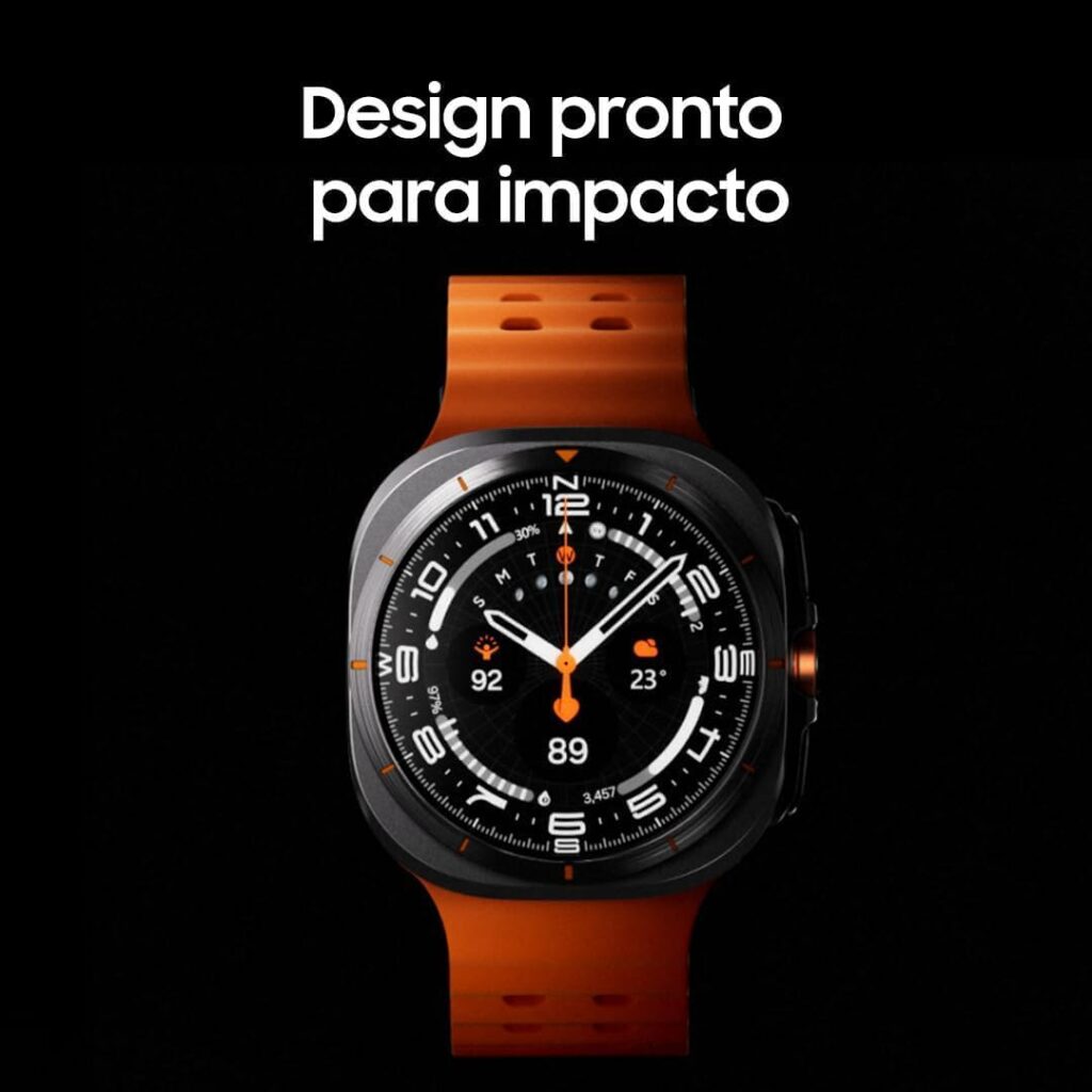 Samsung Watch Ultra 2025 está 60% OFF na Amazon 8 Samsung Galaxy Watch Ultra 2025 Smartwatch 47mm LTE, Galaxy AI, Titânio Aeroespacial, Titânio Cinza