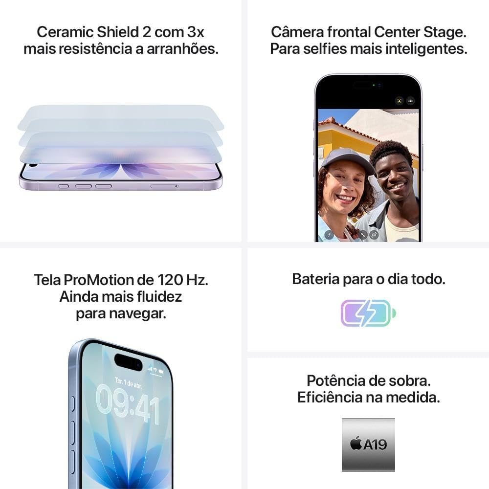 iPhone 17 512GB está até R$ 2.750 OFF na Amazon: vale olhar? 2 Especificações do iPhone 17
