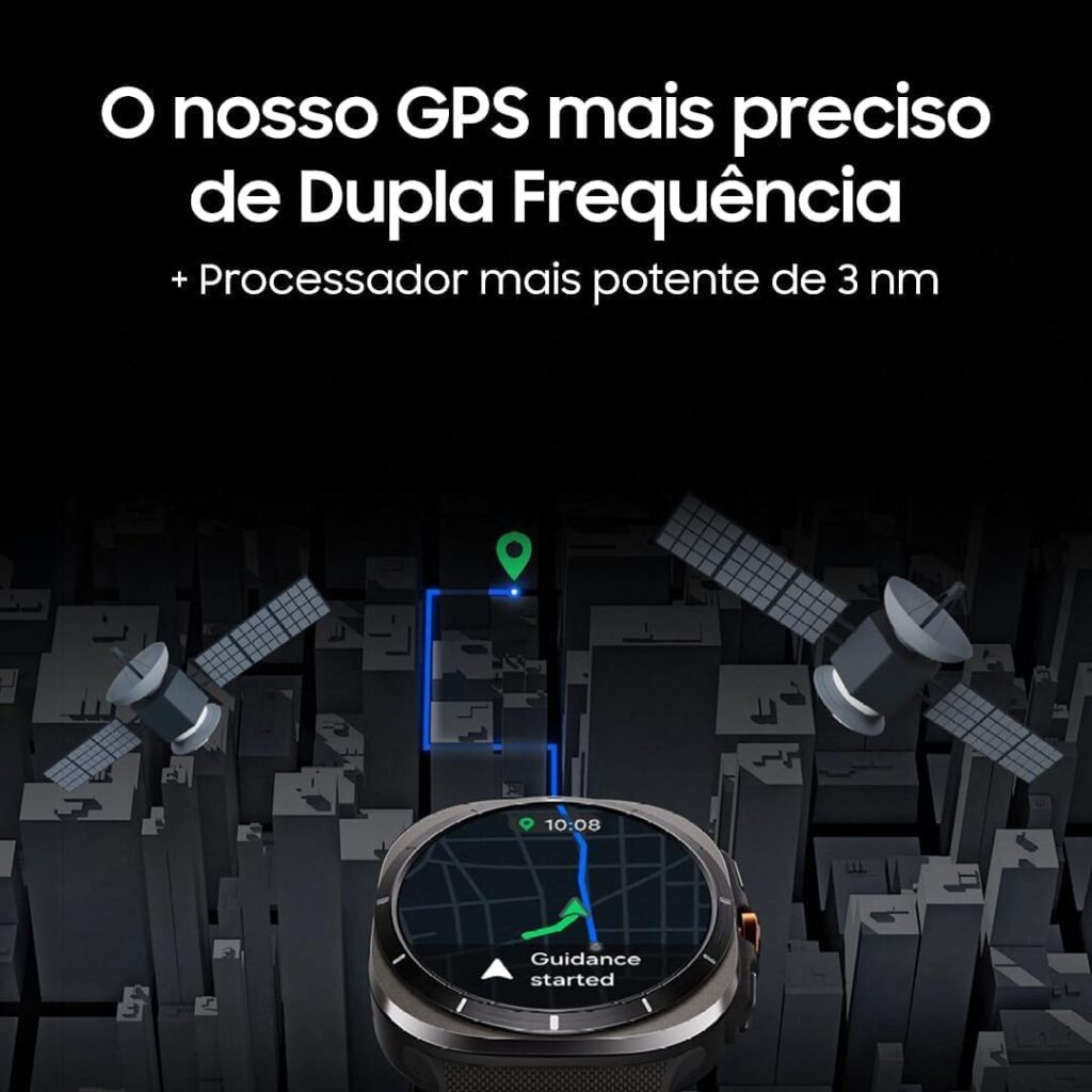 Samsung Watch Ultra 2025 está 60% OFF na Amazon 5 Samsung Galaxy Watch Ultra 2025 Smartwatch 47mm LTE, Galaxy AI, Titânio Aeroespacial, Titânio Cinza