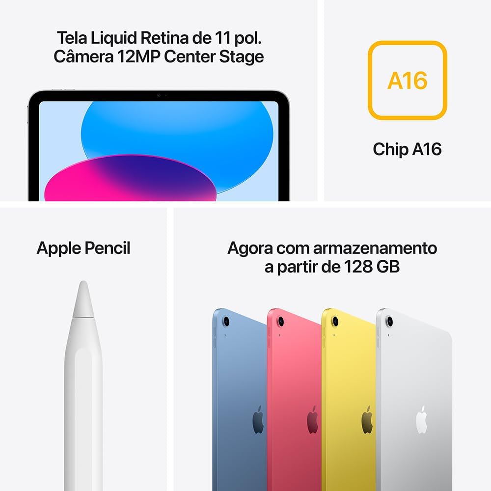 Principais especificações do tablet iPad da Apple