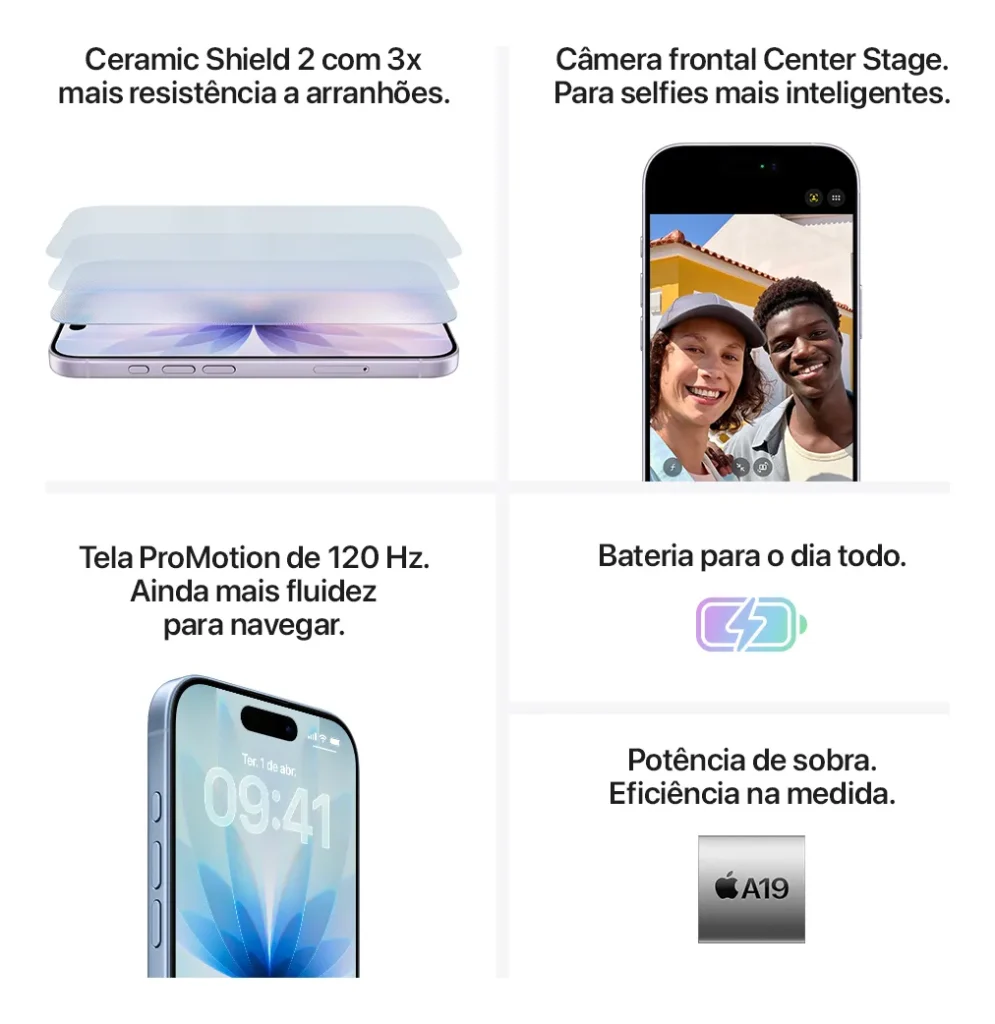 iPhone 17 256 GB 8 GB Preto - Distribuidor Autorizado