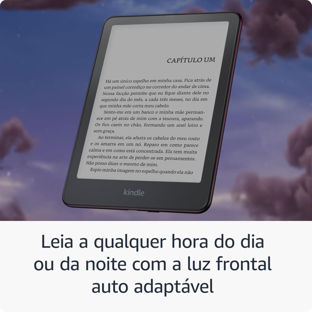 Especificações do  Kindle Paperwhite Signature Edition 32 GB (Geração mais recente) - O Kindle mais rápido já lançado, com luz frontal autoadaptável, carregamento sem fio e bateria que dura semanas - Cor Preta Metálica 