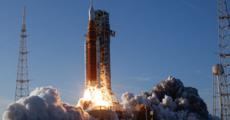 Lançamento da Artemis 2 foi visto até do espaço