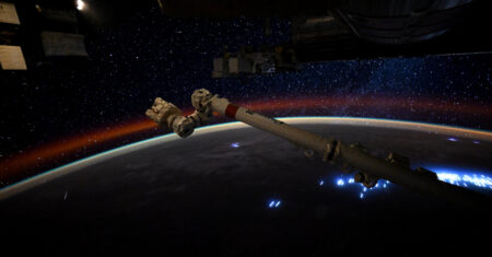 Astronauta fotografa chuva de meteoros do espaço