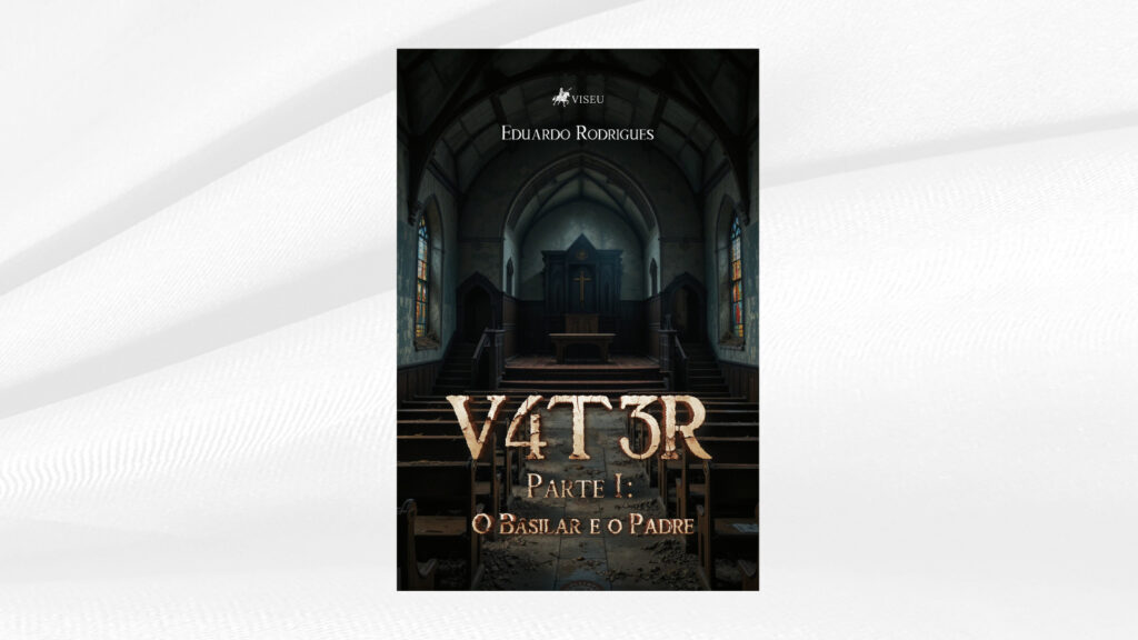 Ficção científica brasileira leva privacidade ao limite 1 Capa do livro V4T3R: Parte I: O Basilar e o Padre