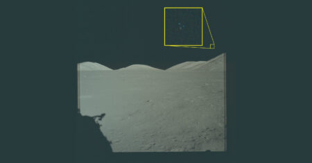 Governo Trump libera foto de OVNI na Lua durante a Apollo 17